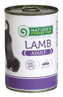 Вологий корм для дорослих собак всіх порід з ягнятиною Nature's Protection Adult Lamb