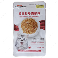 Вологий корм для котів УРІНАРІ КУРКА З МАКРЕЛЛЮ схильних до СКХ CattyMan Urinary Care Chicken Feast