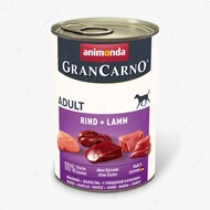 Вологий корм для собак, з яловичиною та ягням Animonda GranCarno Adult Beef + Lamb