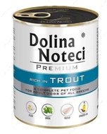 Вологий корм із фореллю для собак Dolina Noteci Premium with trout