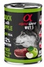 Вологий корм з качкою та зеленими яблуками для дорослих собак Alpha Spirit Duck with Green Apple