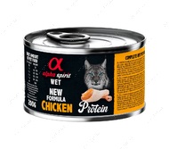 Вологий корм з куркою для дорослих котів Alpha Spirit Chicken Adult Cat