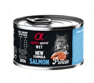 Вологий корм з лососем для дорослих котів Alpha Spirit Salmon for Adult Cats
