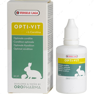 Жидкие витамины с L-карнитином для кроликов и грызунов Oropharma Opti-Vit